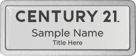 Century 21 New Logo Prestige Pebbled Name Badge | KWP-98865