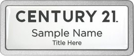 Century 21 New Logo Prestige Pebbled Name Badge | KWP-98828