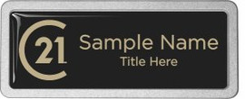 Century 21 New Logo Prestige Pebbled Name Badge – KWP-98787