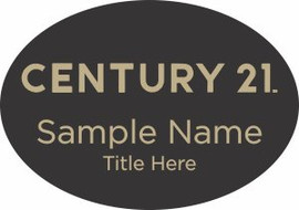 Century 21 New Logo Oval Name Badge – KWP-98850