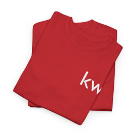 KW Minimalist Chest Logo T‑Shirt — Simple Monogram Tee