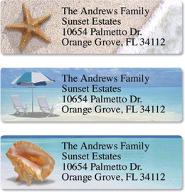 Calm Seas Classic Return Address Labels (3 Designs)