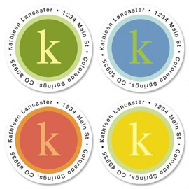 Sage Advice Round Address Labels (4 designs)