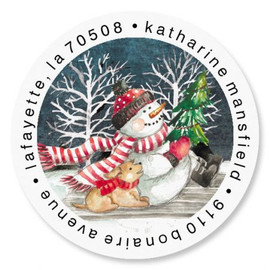 Making Memories Round Address Labels