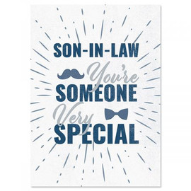 To Son-in-Law on Father's Day Card