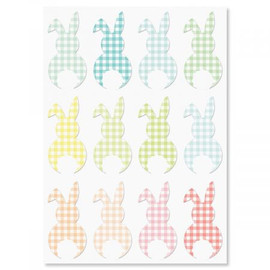 Gingham Bunny Easter Cards