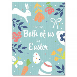 From Both of Us Faith Easter Card