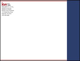 Design KW_A2_ENV_09 custom keller williams realty A2 Envelopes
