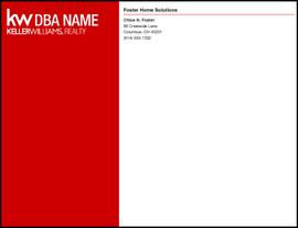 Design KW_A2_ENV_13 custom keller williams realty A2 Envelopes