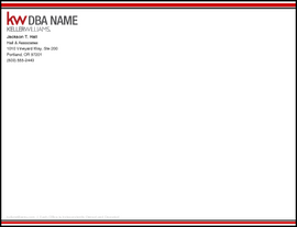 Design KW_A2_ENV_24 custom keller williams realty A2 Envelopes
