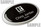 Century 21 Old DBA Black Logo Oval Silver Prestige Name Badge with Pebbled Silver Frame | KWP-85014