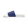 Men's Removable-Strap Slide Sandals — Custom Navy Logo Comfort Slides