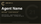 Century 21 business card front design C21-F21 Refined Agent Presentation Layout