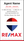 RE/MAX business card front design RM-F22 Logo Forward Minimal Layout