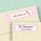 Pink Delightful Baby Wrap Around Return Address Labels