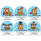 Holiday Hoot Diecut Address Labels (6 Designs)