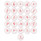 Cursive Initial Round Address Labels