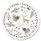 Winter Foliage Round Address Labels (4 Designs)