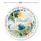 Morning Garden Round Address Labels (4 Designs)