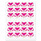 Personalized Easter Bunny Heart Stickers