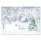 Snow-Covered Christmas Tree Christmas Greeting Cards