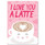 Latte Love Personalized Valentines Card