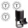 Monogram Round Self-Inking Address Stamper