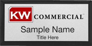 Keller Williams Commercial Black Executive Silver Badge