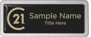 Century 21 New Logo Prestige Pebbled Name Badge – KWP-98787
