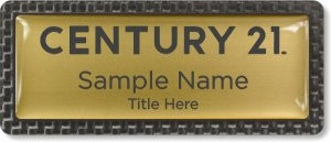 Century 21 New Logo Carbon Frame Name Badge – KWP-98872