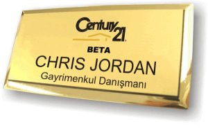 Century 21 Beta Executive Gold Name Badge | KWP-6878
