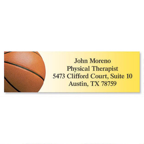 Basketball Classic Return Address Labels