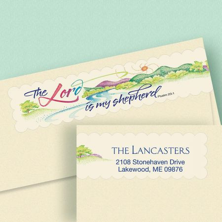 Verses of Virtue Wrap Around Address Labels