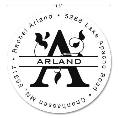 Last Name Initial Round Address Labels