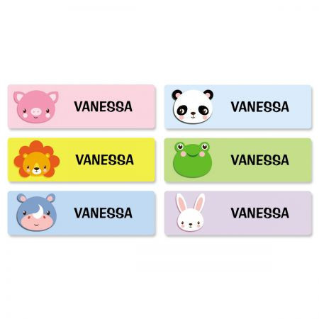 Personalized Wild Animal Name Stickers