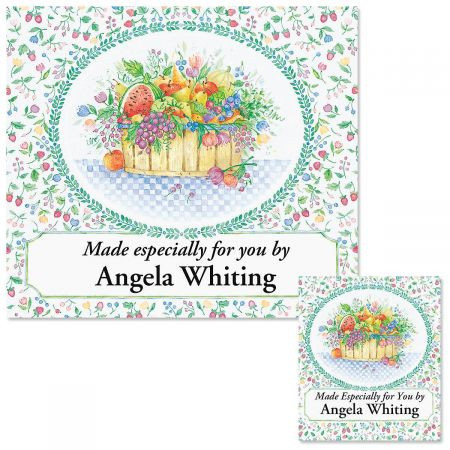 Fresh Ingredients Canning Jar Labels