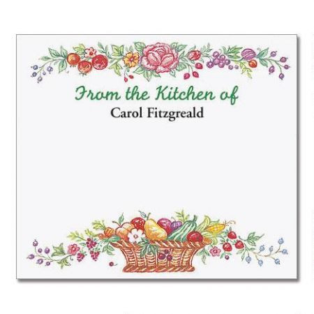 Harvest Basket Canning Jar Labels