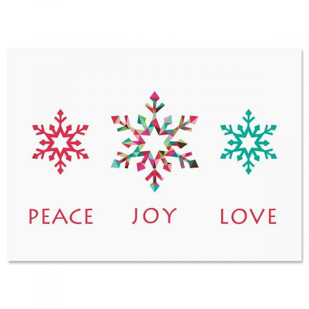 Snowflake Season Christmas Greeting Cards