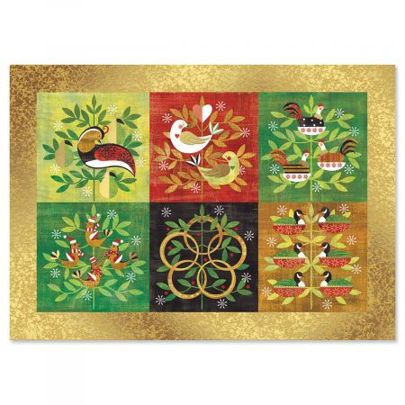 Partridge Deluxe Christmas Greeting Cards