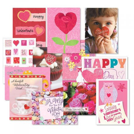 Valentine's Day Greeting Cards Value pack