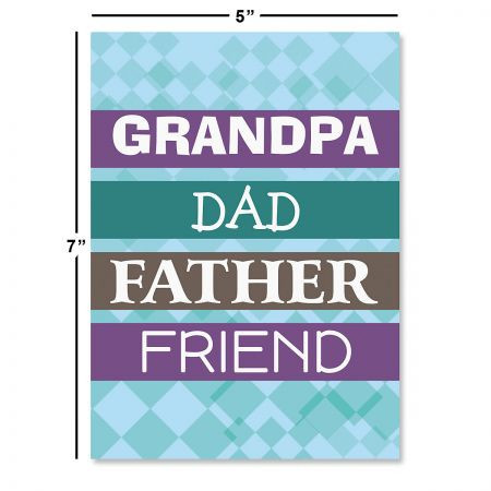 To Grandpa on Father's Day Card