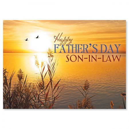 Sunrise Son-in-Law Father's Day Card