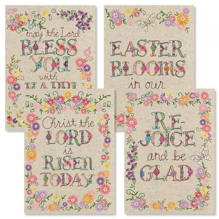 Stitched Easter Cards