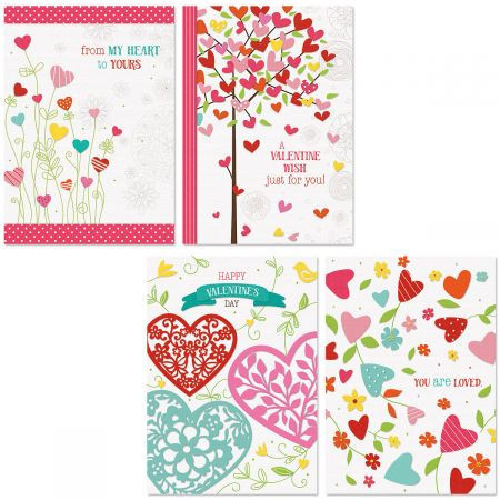 Hearts & Blossoms Faith Valentine Cards and Seals