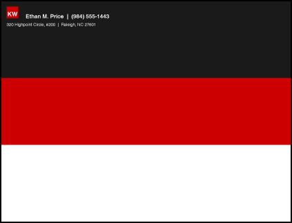 Design KW_A2_ENV_14 custom keller williams realty A2 Envelopes