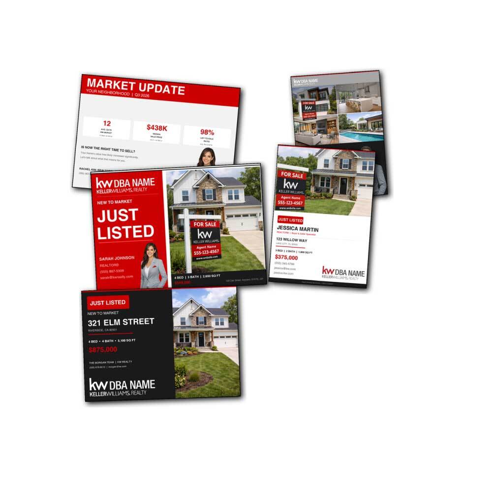 Keller Williams 5"x7" Postcards