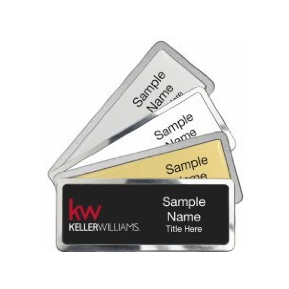Rectangle Prestige Name Badges