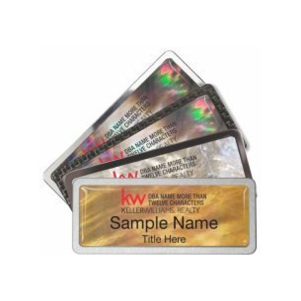 Mother of Pearl Name Badges