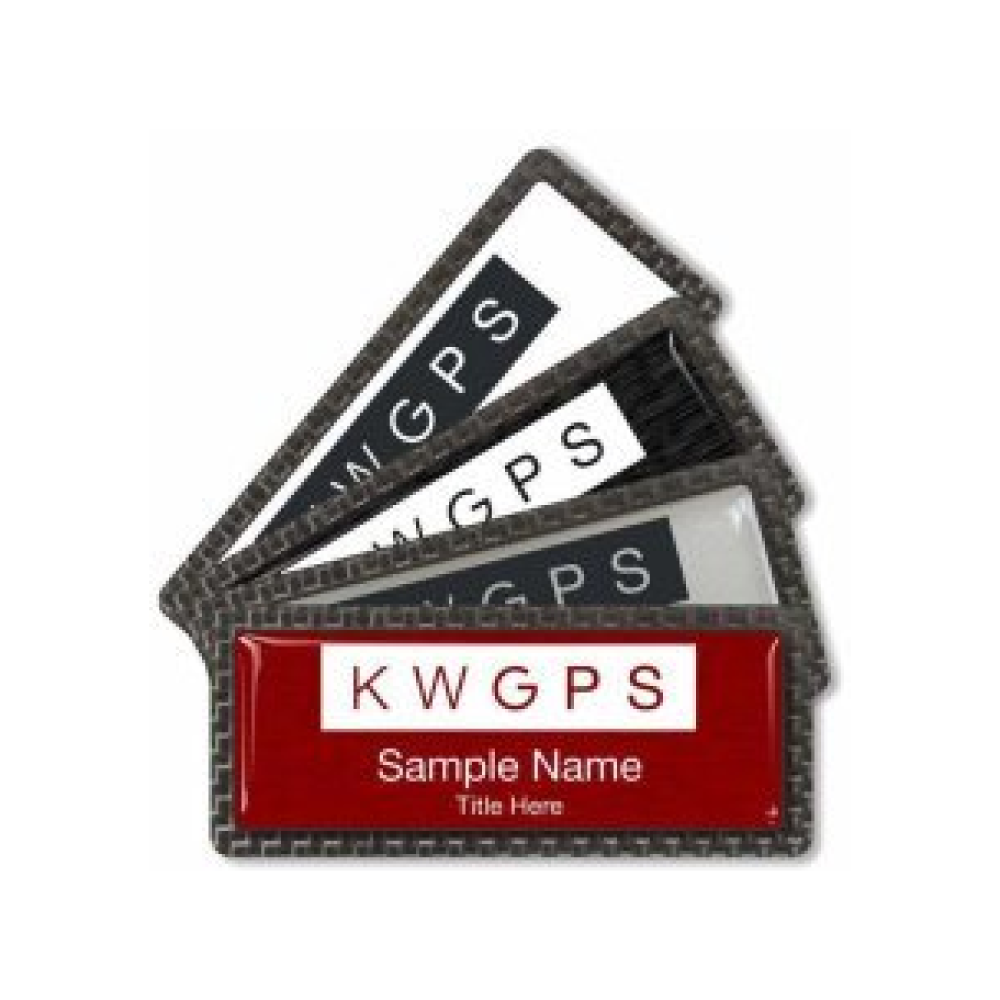 Carbon Fiber Name Badges