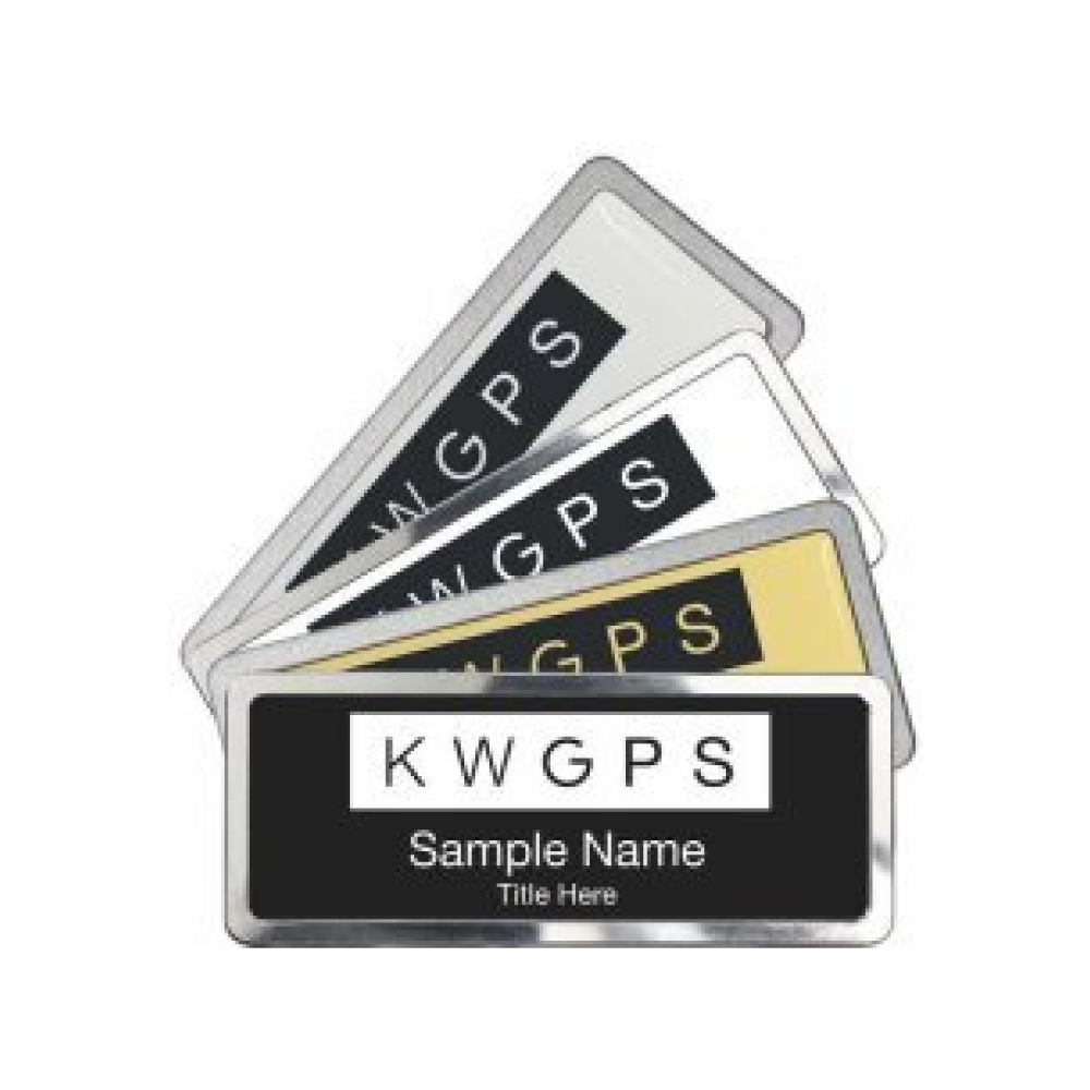 Rectangle Prestige Name Badges